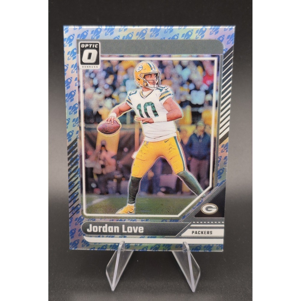 2024 Panini Donruss Optic Jordan Love #69‎ Rocket Prizm Green Bay Packers SP
